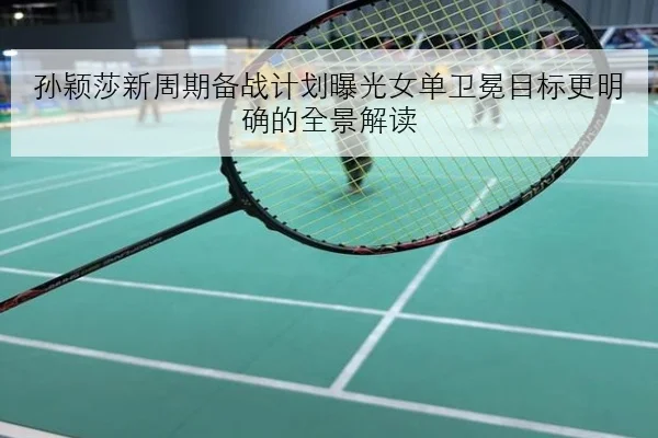 孙颖莎新周期备战计划曝光女单卫冕目标更明确的全景解读